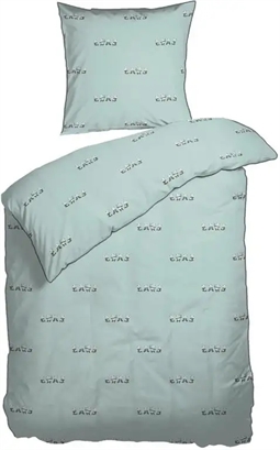 Børnesengetøj - 140x200 cm - Panda mint sengesæt - 100% Økologisk bomuld - Night and Day sengetøj