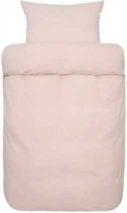 Økologisk sengetøj - 140x220 cm - Høie Lyra rosa - Sengesæt i 100% økologisk bomuld - GOTS sengetøj