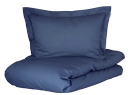 Turiform sengetøj - 140x220 cm - Blåt sengesæt - 100% Økologisk bomuldssatin sengetøj