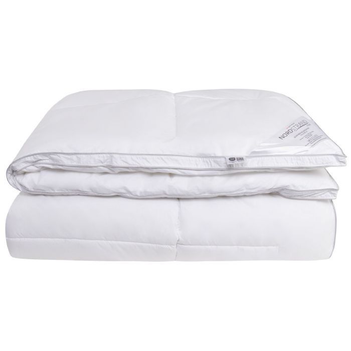 Dobbelt helårsdyne 200x220 cm - Blød og fyldig dunfiber dobbeltdyne - Nordstrand Home dobbelt fiberdyne