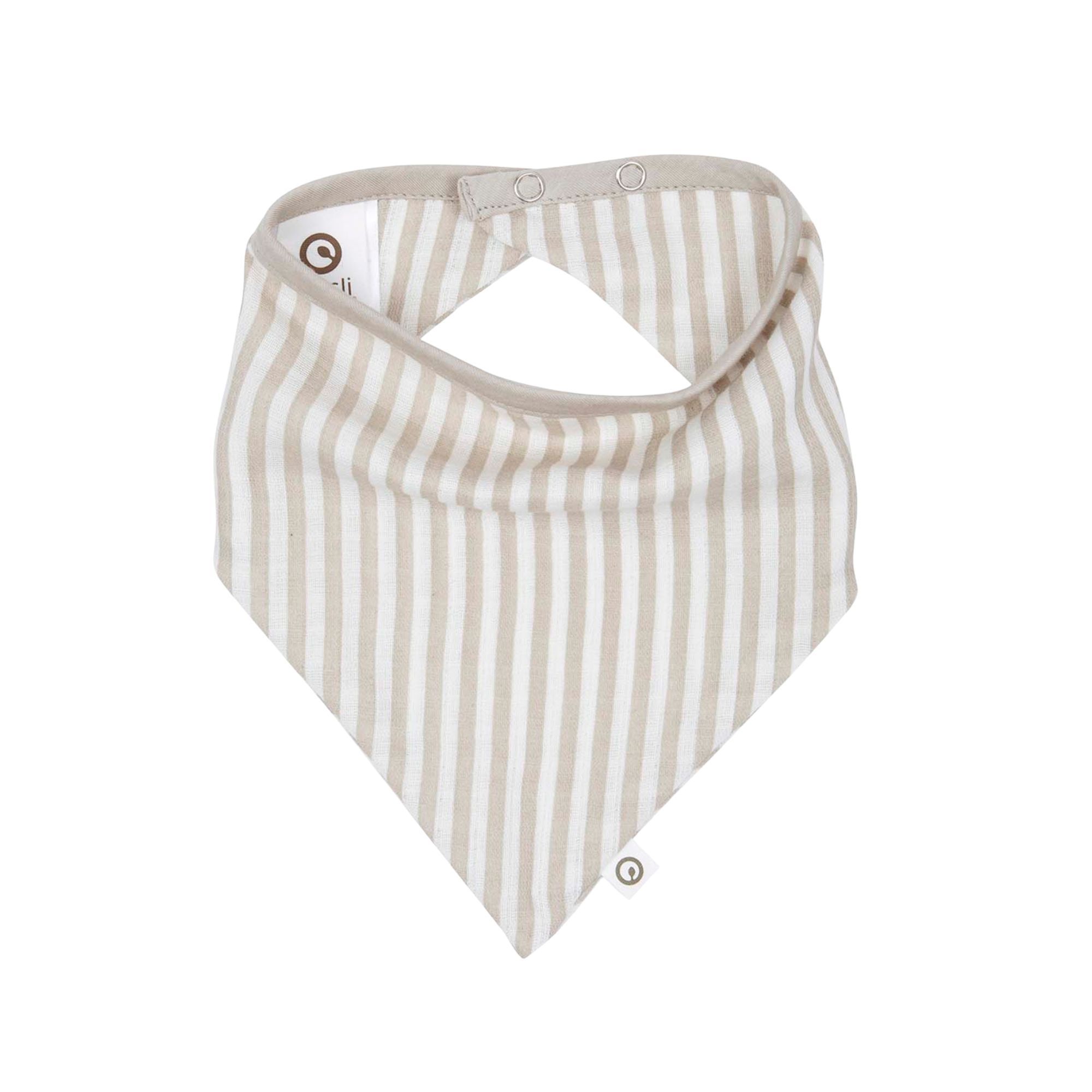 Hagesmæk - GOTS vævet musselin bomuldskvalitet - Stribet - Müsli By Green Cotton billede