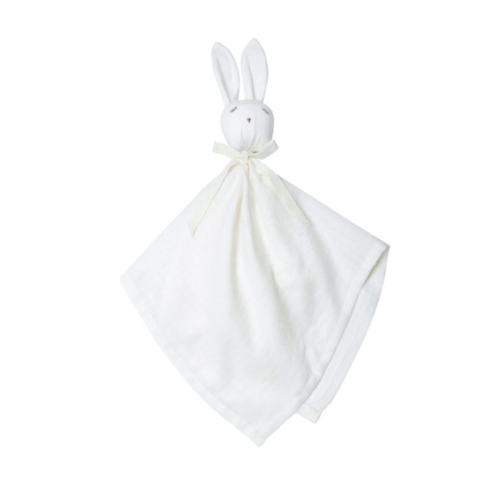 Nusseklud med kanin - GOTS certificeret økologisk bomuld - 50x50 cm - Balsam Cream - Müsli By Green Cotton Soother