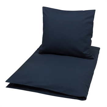 Billede af Baby sengetøj - Müsli - 70x100 cm - Midnight - 100% økologisk bomuld - Mørkeblå hos Shopdyner.dk