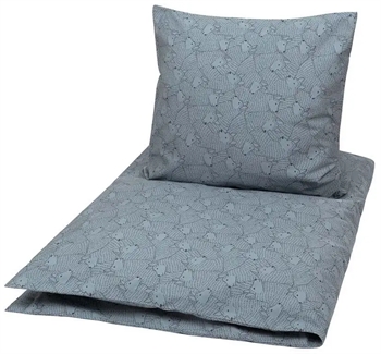 Billede af Baby sengetøj 70x100 cm - Wolf - 100% økologisk bomulds sengetøj - Müsli hos Shopdyner.dk