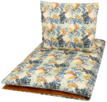 Billede af Junior sengetøj 100x140 cm - Fern buttercream - 100% økologisk bomuld - Müsli hos Shopdyner.dk