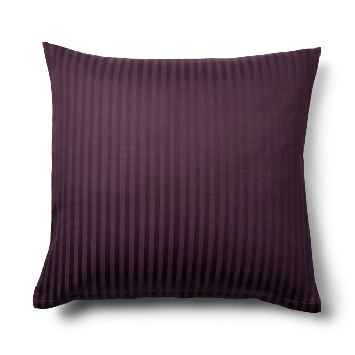  Pudebetræk 60x63 cm - 100% bomuldssatin - Klassisk lilla striber