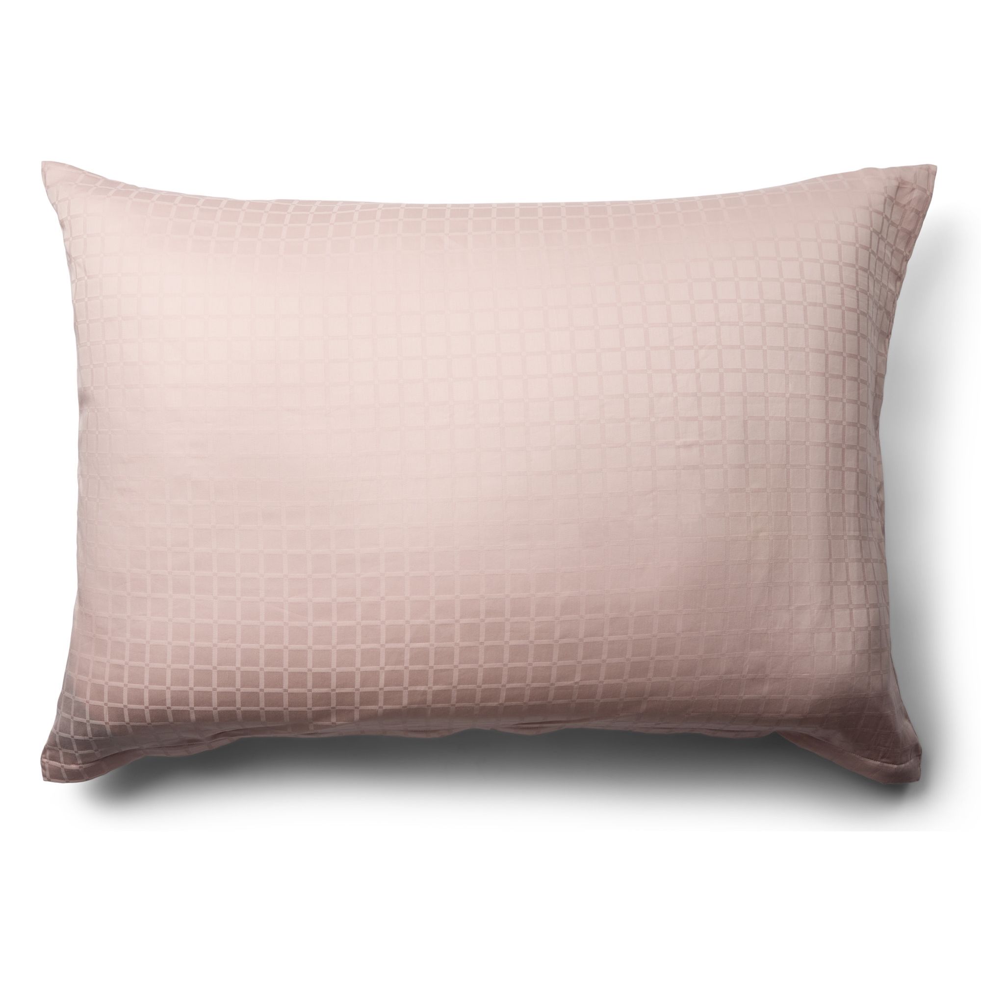 Luksus pudebetræk - 70x100 cm - 100% Bomuldssatin - Daisy rosa - By Night jacquard vævet stort pude betræk billede