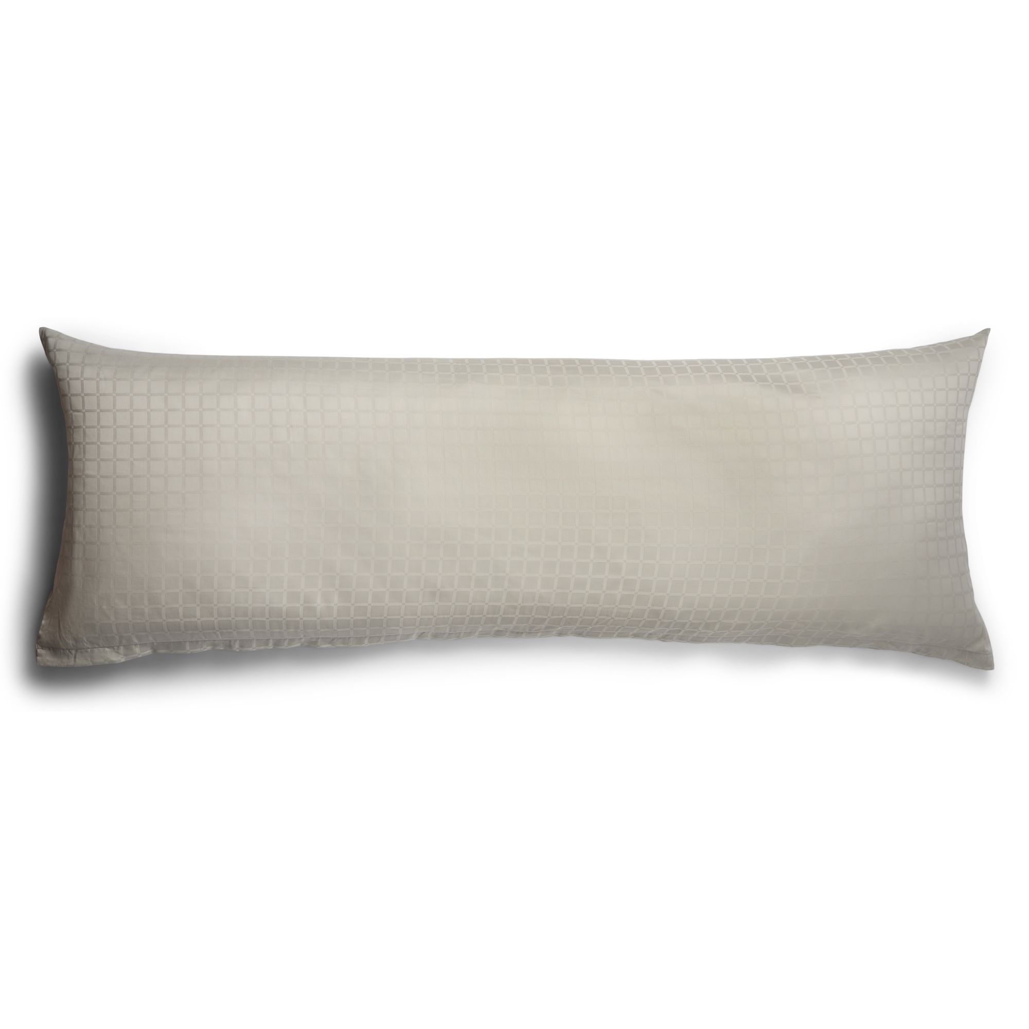 Luksus pudebetræk - 50x150 cm - 100% Bomuldssatin - Daisy sand - By Night jacquard vævet stort pude betræk billede