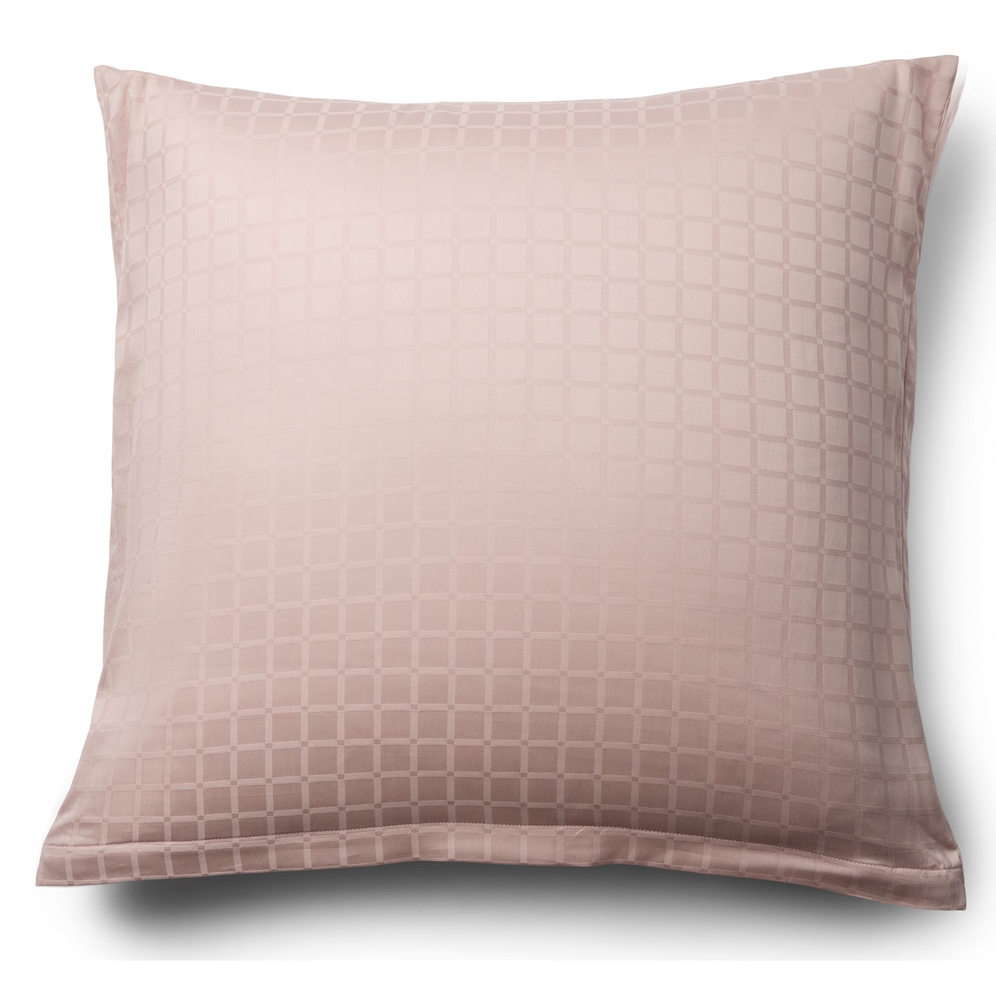 Luksus pudebetræk - 60x63 cm - 100% Bomuldssatin - Daisy rosa - By Night - jacquard vævet billede