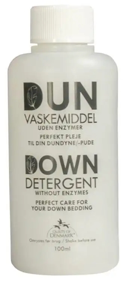 Dun vaskemiddel til dyner og puder