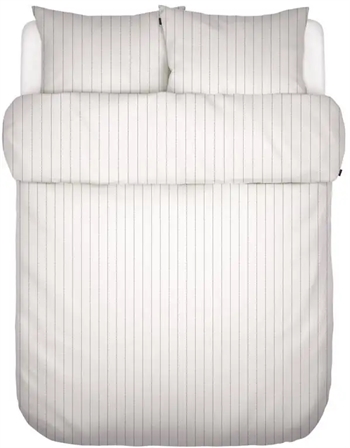 Billede af Hvidt sengetøj 200x220 cm - Jora White - Sengetøj dobbeltdyne - 100% Bomuldssatin - Marc O'Polo