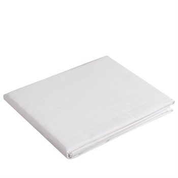 Kuvertlagen Med U Split 210x210 Cm Hvidt 100% Bomuldssatin Borås Cotton Fra Turiform