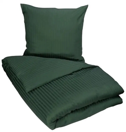 Sengetøj 240x220 cm - King size - Grønt sengetøj - 100% Bomuldssatin - Borg Living dobbelt dynebetræk