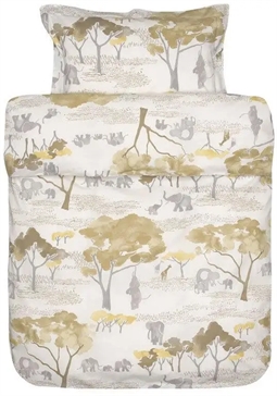 Baby Sengetøj 70x100 cm - Sattao brun -  100% økologisk bomuld