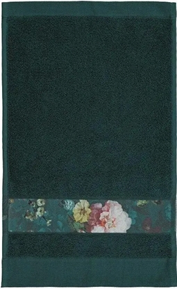 Essenza Fleur - Badehåndklæder - 70x140 cm - Mørke grøn - 100% bomuld - Håndklæder fra Essenza
