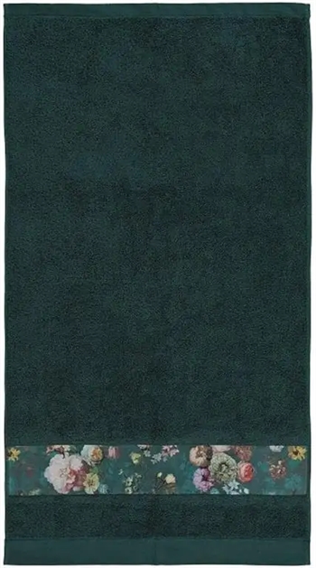 Billede af Essenza Fleur - Håndklæder - 60x110 cm - Mørke grøn- 100% bomuld - Håndklæder fra Essenza