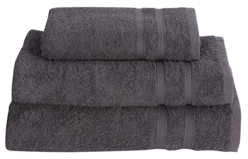 Håndklæde 50x100 Cm Antracit 100% Bomuld Frotte Håndklæde Fra Fra Borg Living