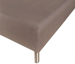 Stræklagen 140x210 cm - Antracitgrå - 100% Bomuld - Faconlagen til madras 