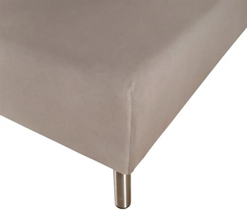 Boxlagen 140×200 cm – 100% Bomuld – Antracitgrå – Faconlagen til madras