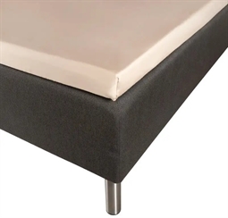 Glat lagen - 150x250 cm - Sand - 100% renforcé bomuld - Fladt lagen