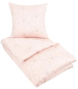 Kingsize sengetøj 240x220 cm - Peach jewel - Fersken - 100% Bomuldssatin 