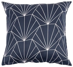  Pudebetræk 50x70 cm - Blue Jewel - Mørkeblå - 100% Bomuldssatin