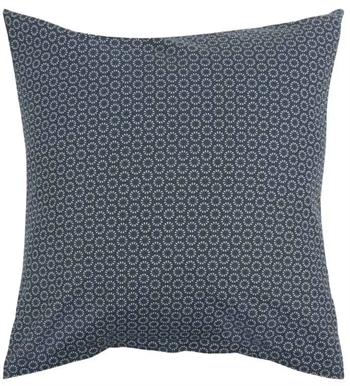 Pudebetræk 60x63 cm - Circle - Dark blue - 100% Bomuld