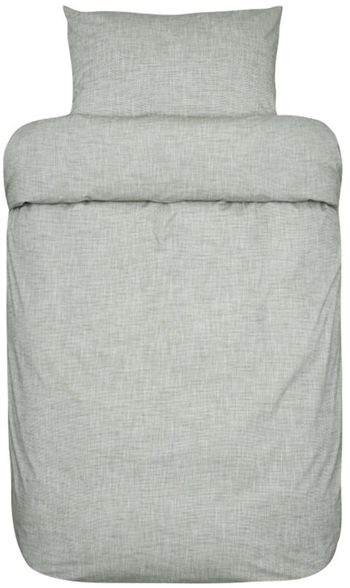 Billede af Økologisk sengetøj 140x200 cm - William grøn sengesæt - 100% økologisk bomuld - Høie sengetøj