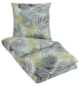 Sengetøj 140x200 cm - Leaves Multi - Sengelinned i 100% Bomuld - Borg Living sengesæt
