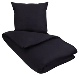 Dobbeltdyne sengetøj 200x200 cm - Astrid Blue - Blåt sengetøj - 100% økologisk bomuld - Soft & Pure organic