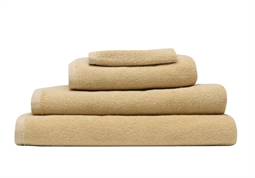 Badehåndklæde - 70x140 cm - Dus Gul - 100% Økologisk bomuld - Frottehåndklæde fra Høie