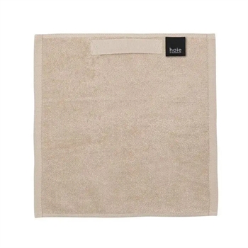 Billede af Vaskeklud - 30x30 cm - Ecru/Beige - 100% Økologisk bomuld - Vaskeklud fra Høie