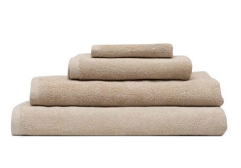 Badehåndklæde - 70x140 cm - Ecru/Beige - 100% Økologisk bomuld - Frottehåndklæde fra Høie