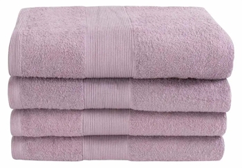 Billede af Badehåndklæde - 70x140 cm - Lavendel - 100% Bomuld - Frottehåndklæde fra By Borg