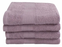 Håndklæde - 50x100 cm - Lavendel - 100% Bomuld - Frotte håndklæde fra By Borg