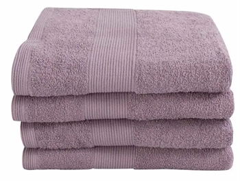 Billede af Håndklæde - 50x100 cm - Lavendel - 100% Bomuld - Frotte håndklæde fra By Borg