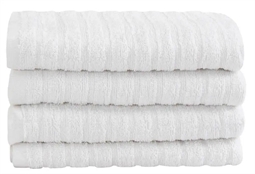 Håndklæde - 50x100 cm - Hvid - 100% Bomuld - Håndklæder fra By Borg