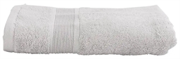 Bambus Håndklæde - 50x100 cm - Lys Grå - Bambus/bomuld - Frotté håndklæde fra Excellent By Borg