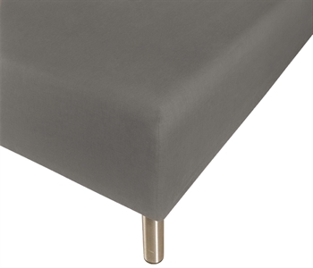 Stræklagen 90×220 cm – Antracitgrå – 100% Bomuld – Faconlagen til madras
