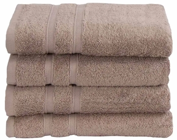 Billede af Bambus Håndklæde - 50x100 cm - Sand - Bløde håndklæder fra "Premium - By Borg