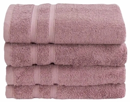 Bambus Håndklæde - 50x100 cm - Rosa - Bløde håndklæder fra "Premium - By Borg
