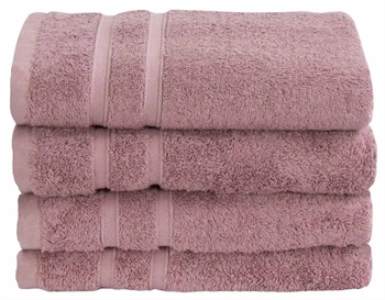 Billede af Bambus Håndklæde - 50x100 cm - Rosa - Bløde håndklæder fra "Premium - By Borg