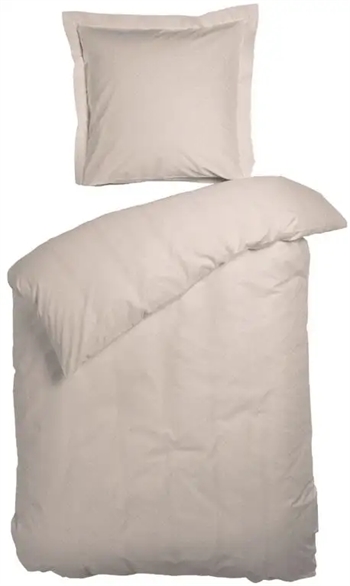 Billede af Peach sengetøj dobbeltdyne 200x200 cm - Opal Peach - 100% Bomuldssatin - Night & Day hos Shopdyner.dk
