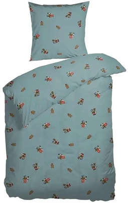 Junior sengetøj 100x140 cm - Rasmus Klump sengesæt - 100% økologisk bomuld - Night & Day