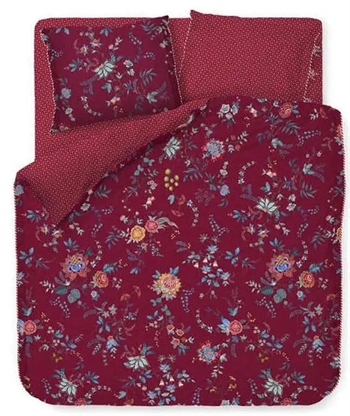 Billede af Blomstret sengetøj 140x200 cm - Flower festival - Sengesæt med 2 i 1 design - 100% Bomuld - Pip Studio sengetøj hos Shopdyner.dk