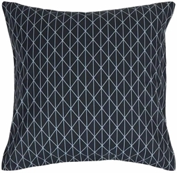  Pudebetræk 60x63 cm - Harlequin blue​​​​​​​ - Hovedpudebetræk i 100% Bomuld