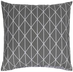  Pudebetræk 60x63 cm - Harlequin grey - Hovedpudebetræk i 100% Bomuld