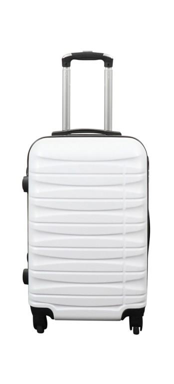 Billede af Kabinekuffert - Hardcase - Hvid håndbagage kuffert tilbud hos Shopdyner.dk