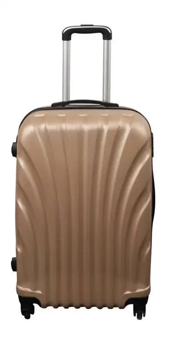 Billede af Kuffert - Hardcase kuffert - Str. Medium - Guld musling - Eksklusiv rejsekuffert hos Shopdyner.dk