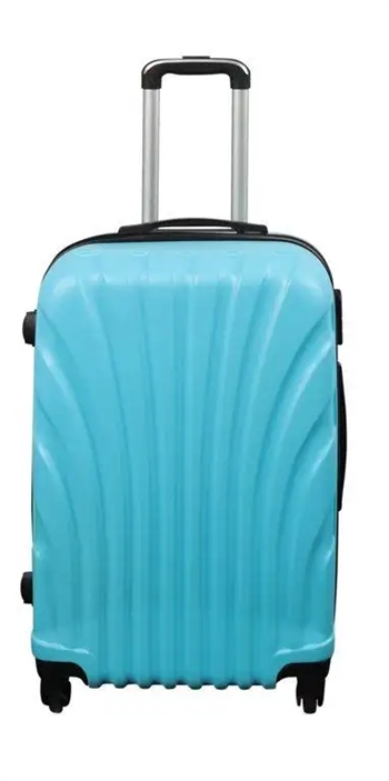 Billede af Kuffert - Hardcase kuffert - Str. Medium - Lyseblå musling - Eksklusiv rejsekuffert hos Shopdyner.dk